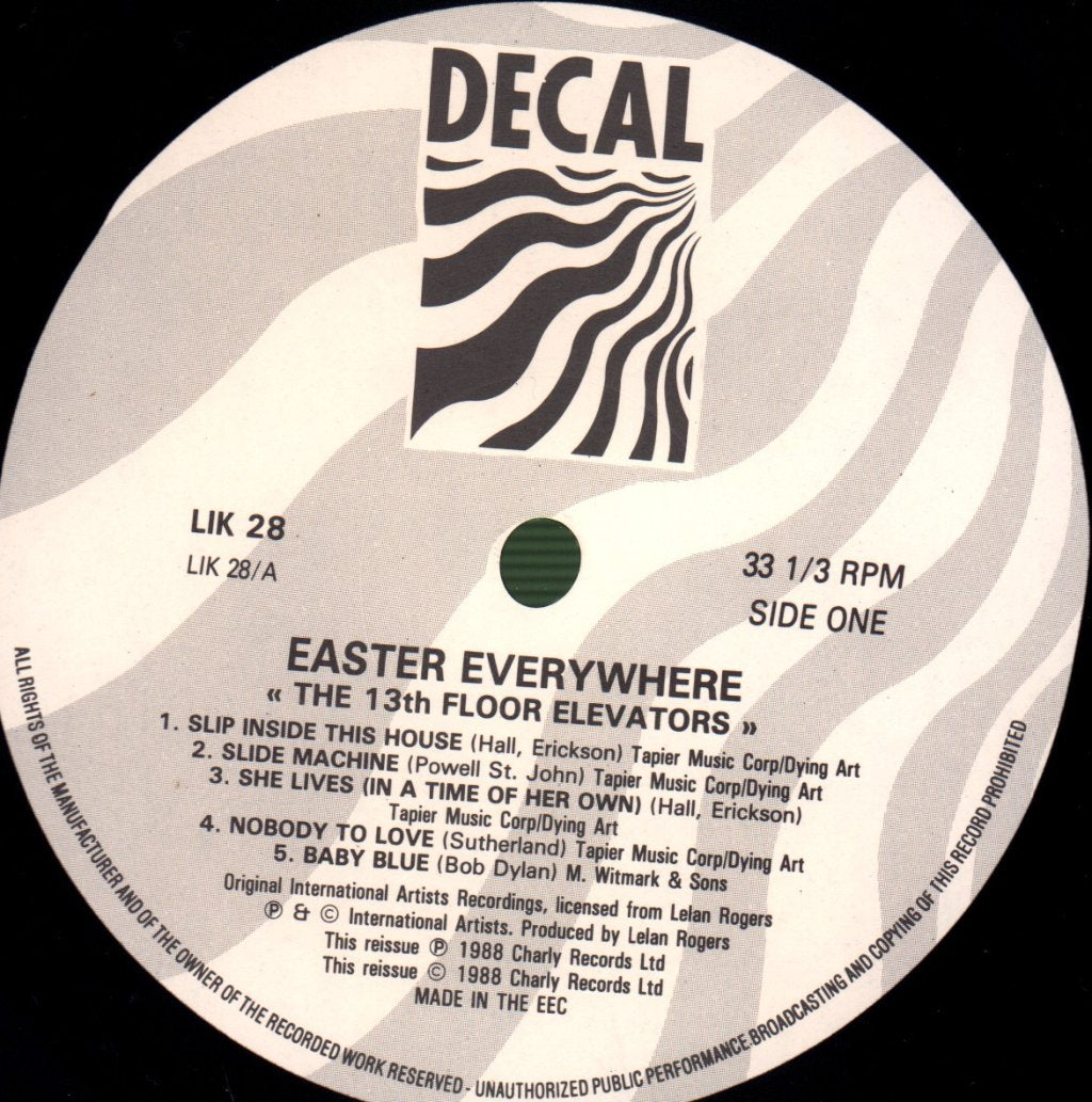 13th Floor Elevators - Easter Everywhere - Lp