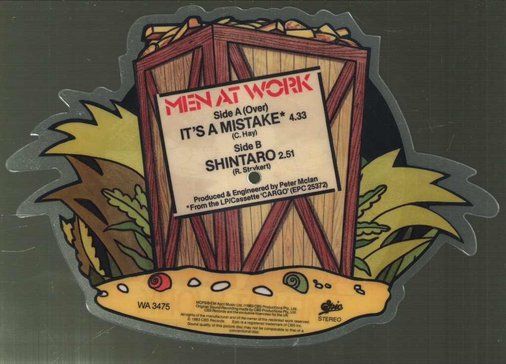 Men At Work - It's A Mistake - 7 Inch