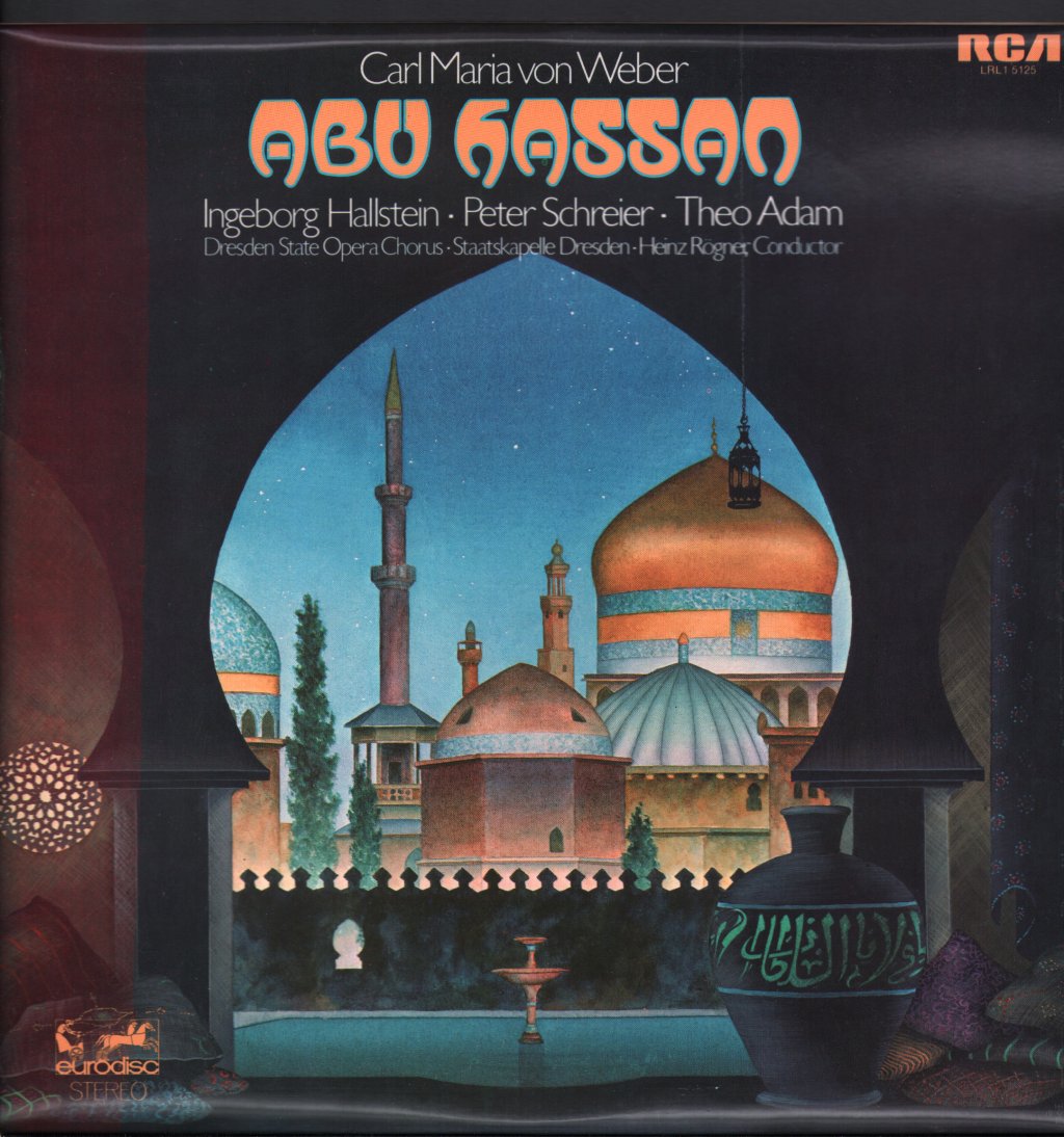Ingeborg Hallstein / Peter Schreier / Theo Adam / Dresden State Opera Chorus / Heinz Rogner - Carl Maria von Weber - Abu Hassan - Lp