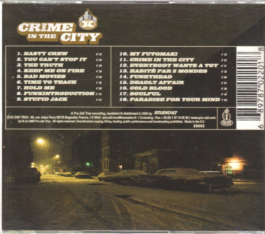 Kojak - Crime In The City - Cd