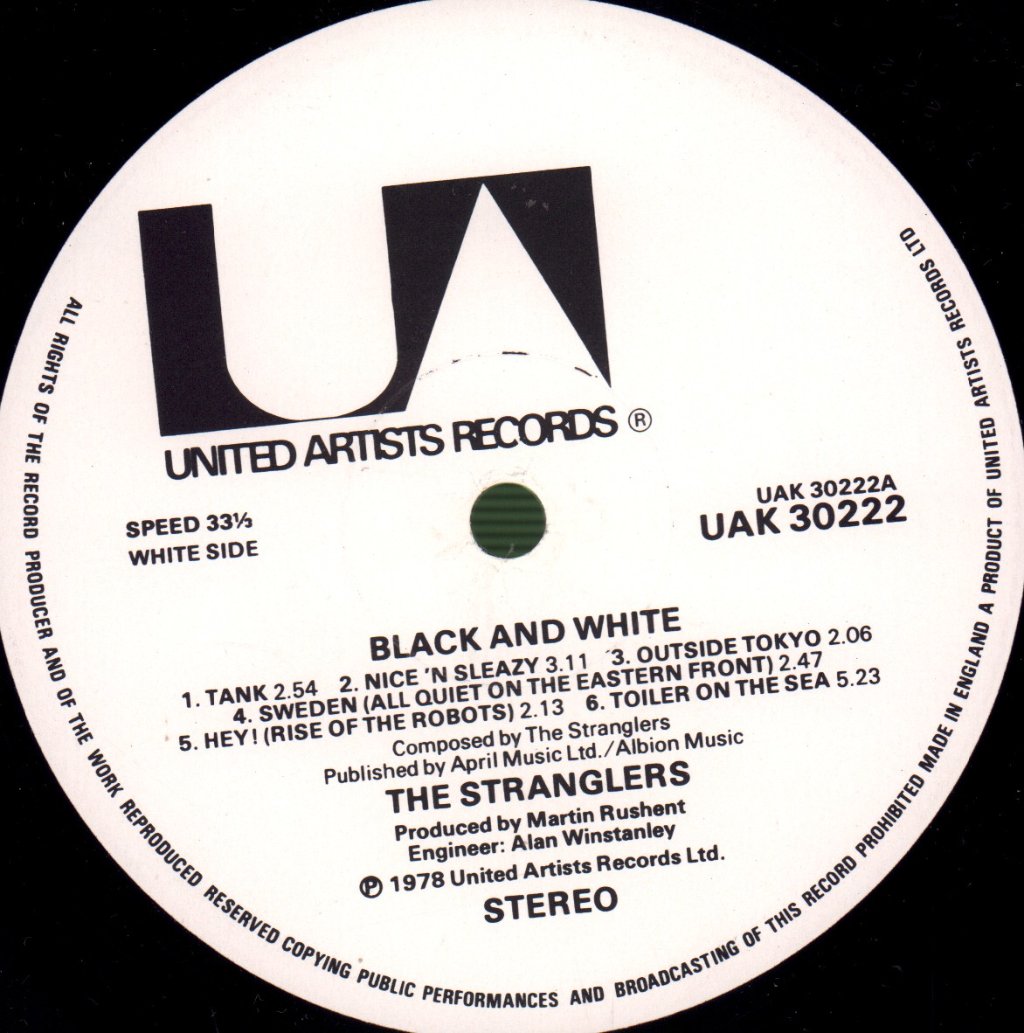 Stranglers - Black And White - Lp