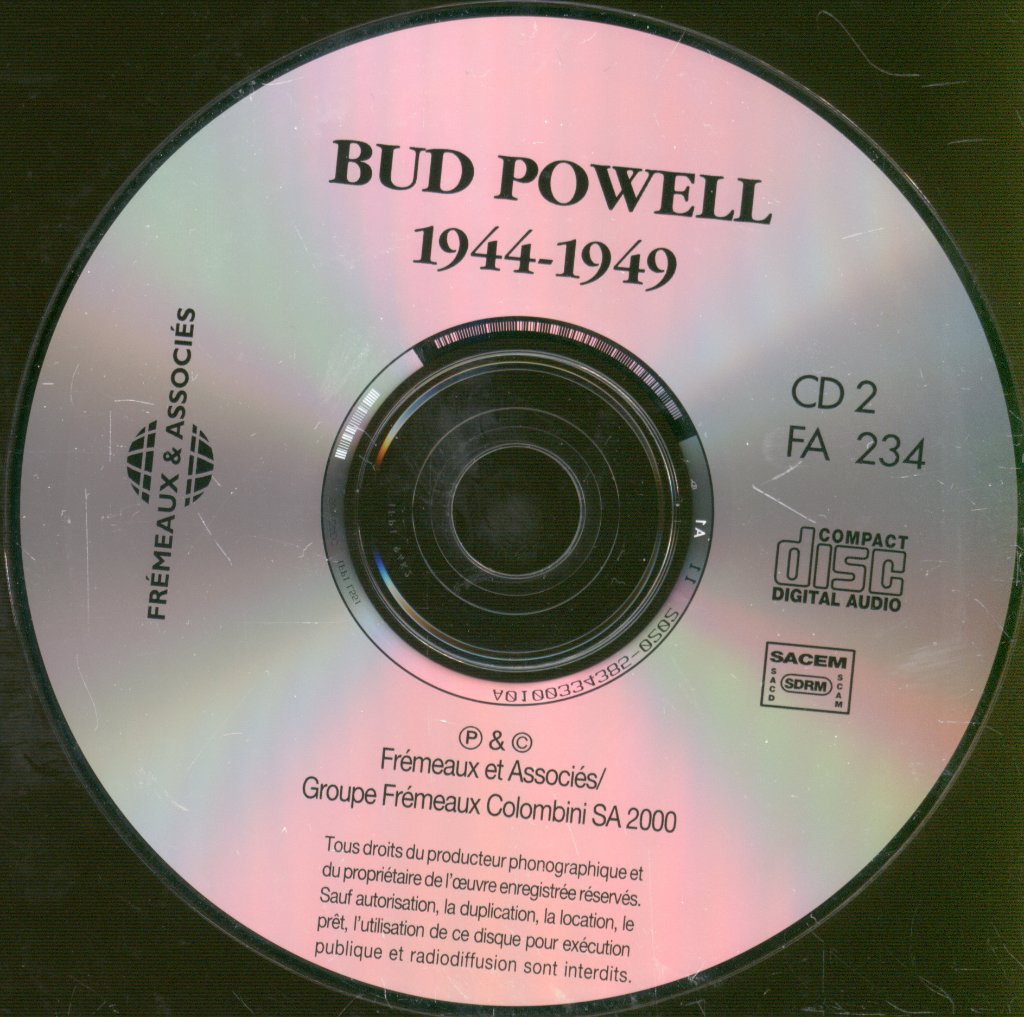 Budd Powell - Quintessence New York 1944-1949 - Double Cd