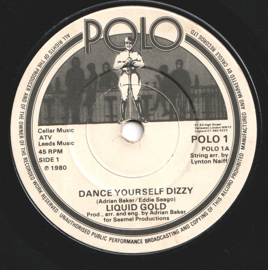 Liquid Gold - Dance Yourself Dizzy - 7 Inch