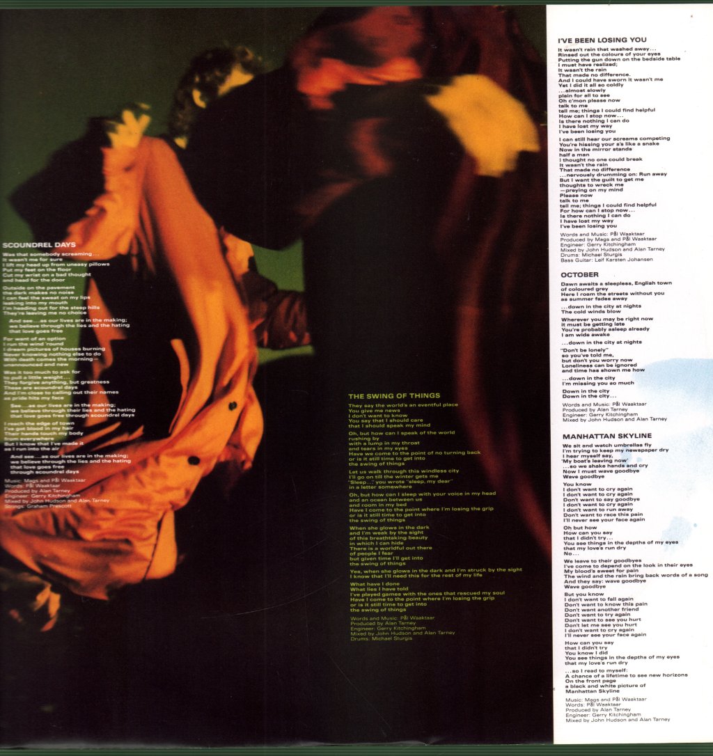 A-Ha - Scoundrel Days - Lp