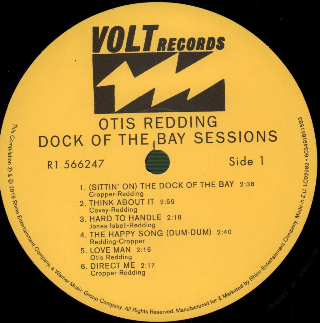 Otis Redding - Dock Of The Bay Sessions - Lp