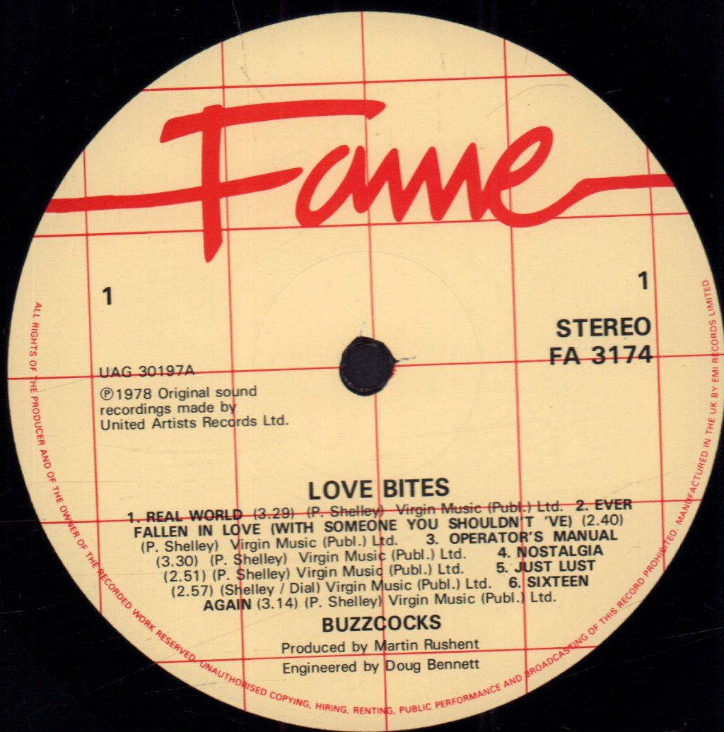 Buzzcocks - Love Bites - Lp