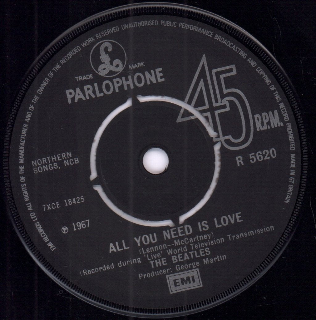 Beatles - All You Need Is Love - 7 Inch