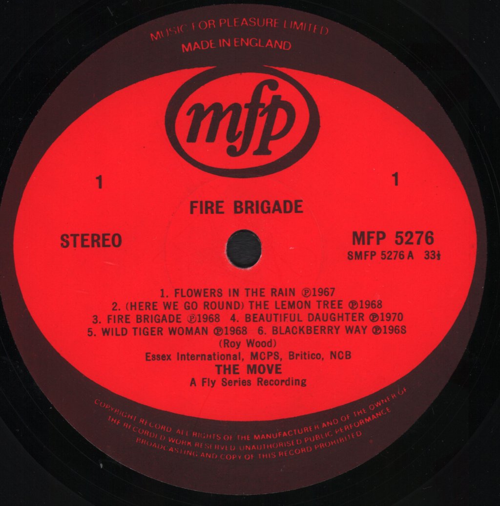 Move - Fire Brigade - Lp