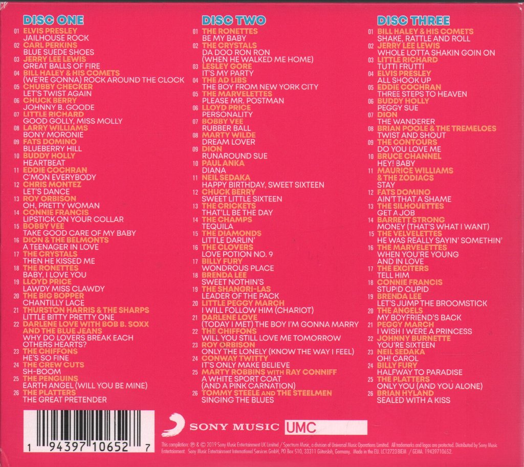 Various Artists - #1 Rock 'n' Roll Jukebox - Cd Set