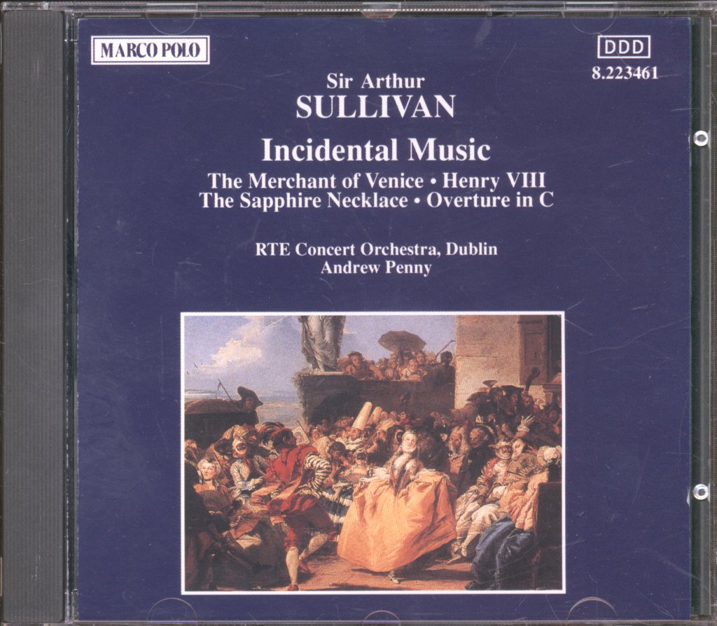 RTÉ Concert Orchestra, Andrew Penny - Sir Arthur Sullivan - Incidental Music - Cd