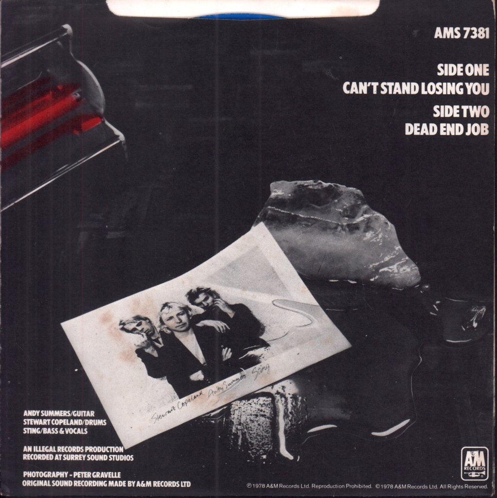 Police - Can't Stand Losing You - 7 Inch