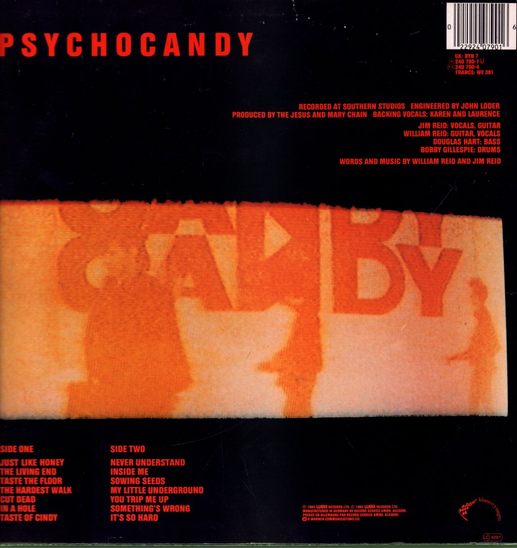 Jesus And Mary Chain - Psycho Candy - Lp