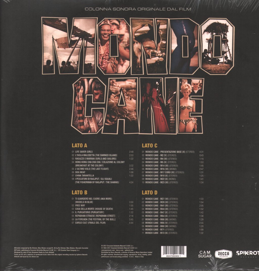 Riz Ortolani & Nini Oliviero - Mondo Cane - Double Lp