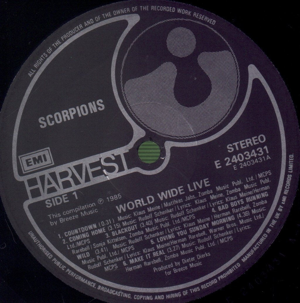 Scorpions - World Wide Live - Double Lp