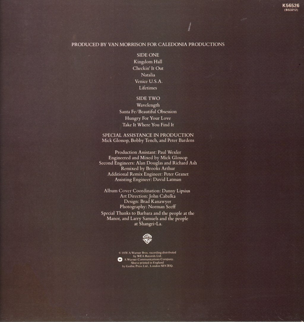 Van Morrison - Wavelength - Lp