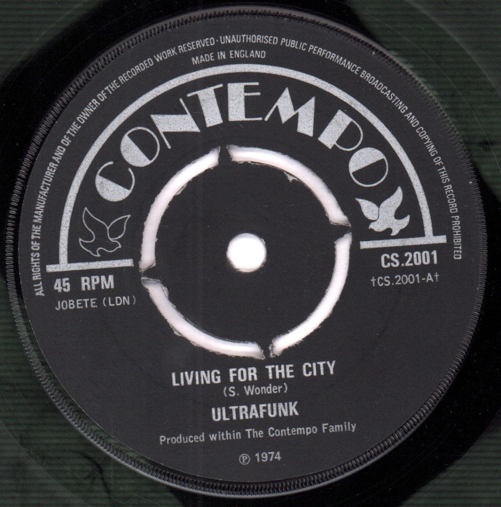 Ultrafunk - Living For The City - 7 Inch