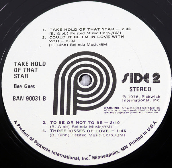 Bee Gees - Take Hold Of That Star - Lp