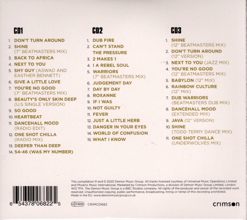 Aswad - Gold - Triple Cd