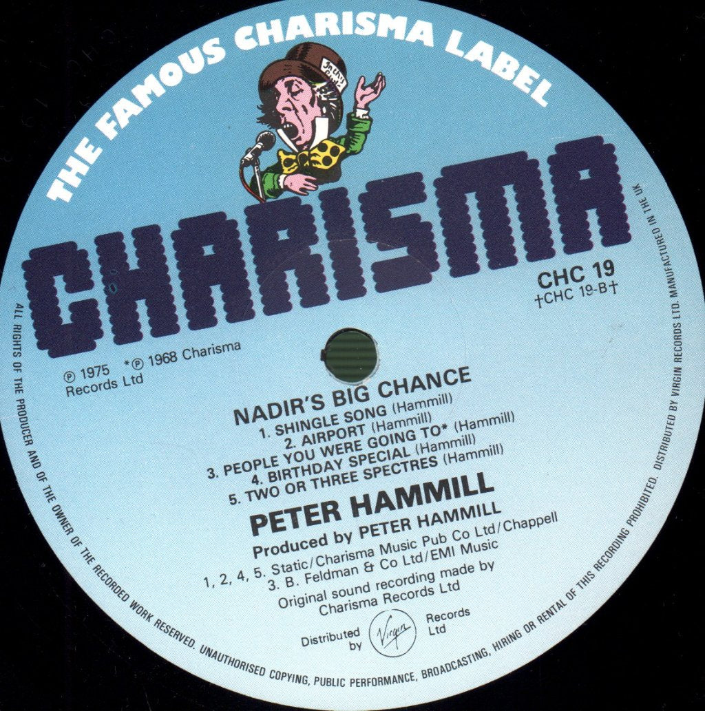Peter Hammill - Nadir's Big Chance - Lp