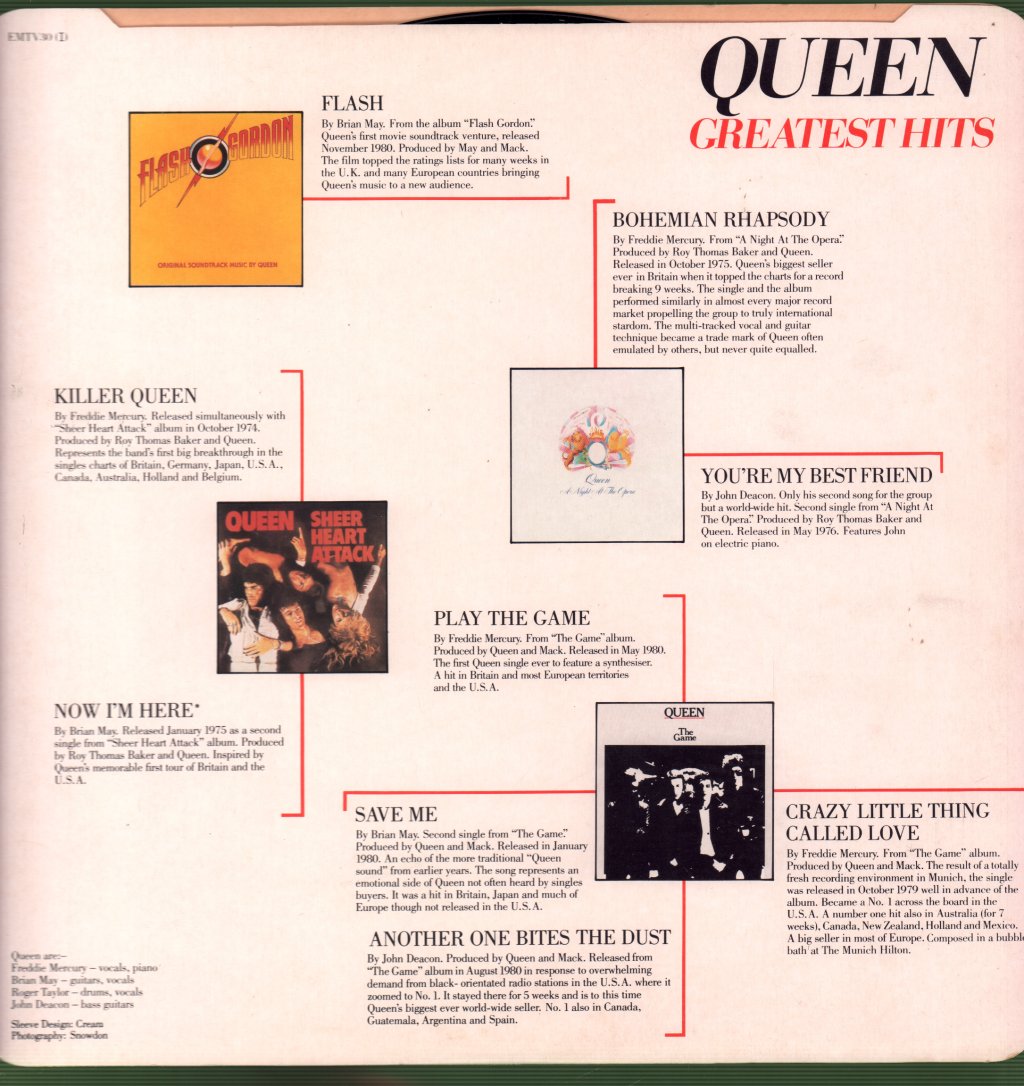 Queen - Greatest Hits - Lp
