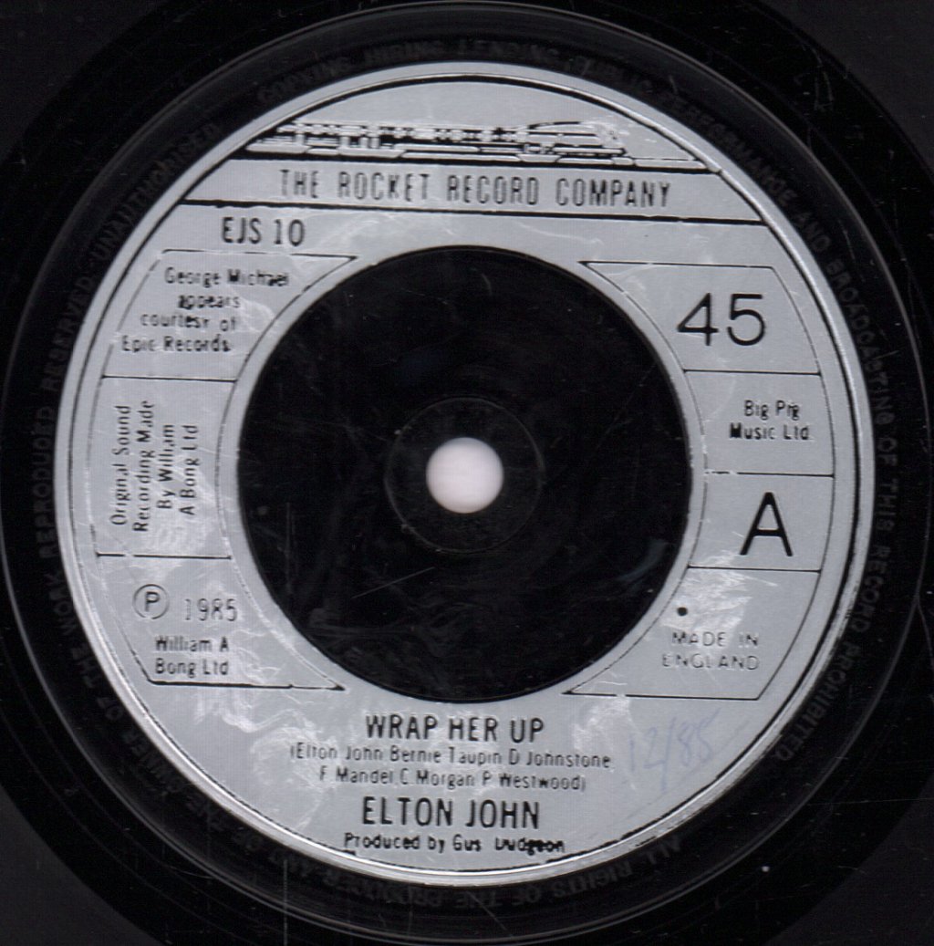 Elton John - Wrap Her Up - 7 Inch