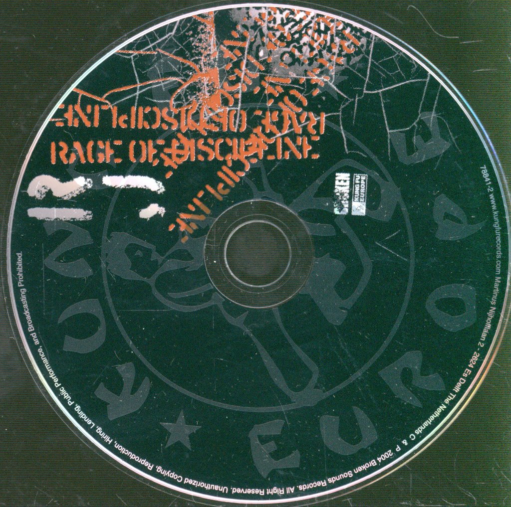 Righteous Jams - Rage Of Discipline - Cd