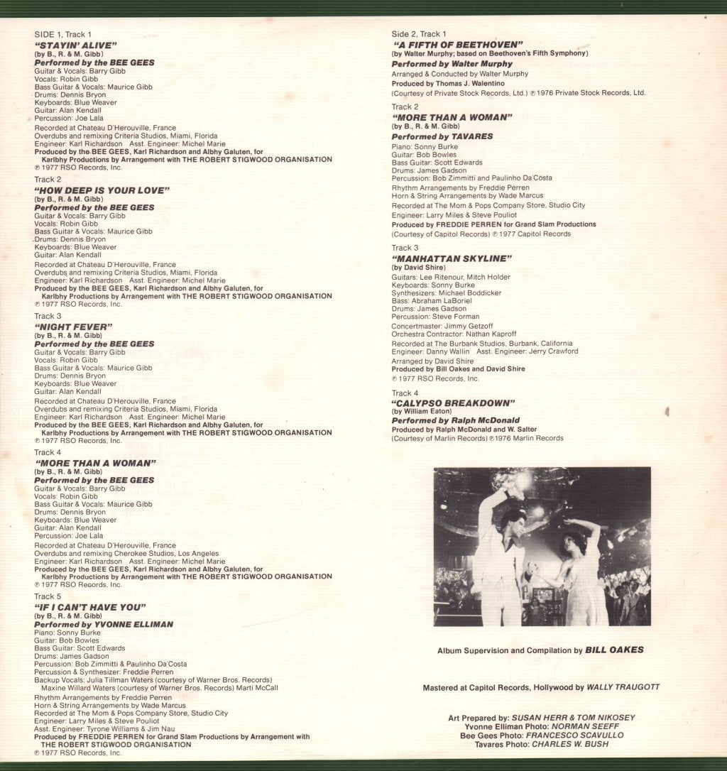 Various Artists - Saturday Night Fever (Original Movie Soundtrack) - Double Lp