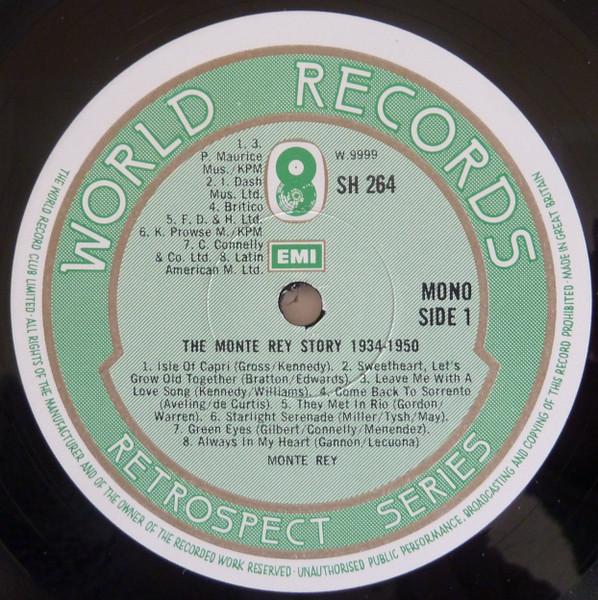 Monte Rey - Monte Rey Story 1934-1950 - Lp