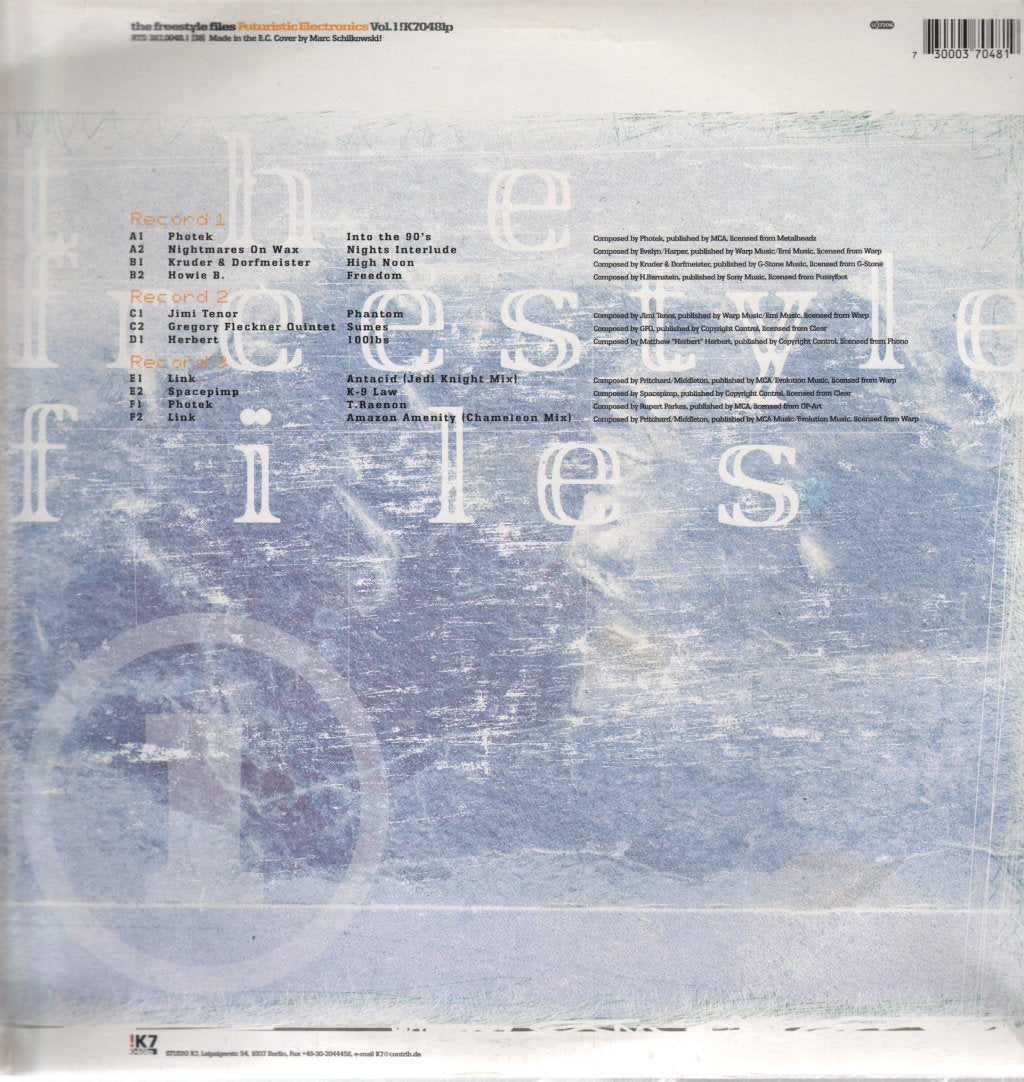 Various Artists - Freestyle Files Vol. 1: Futuristic Electronics - Triple Lp