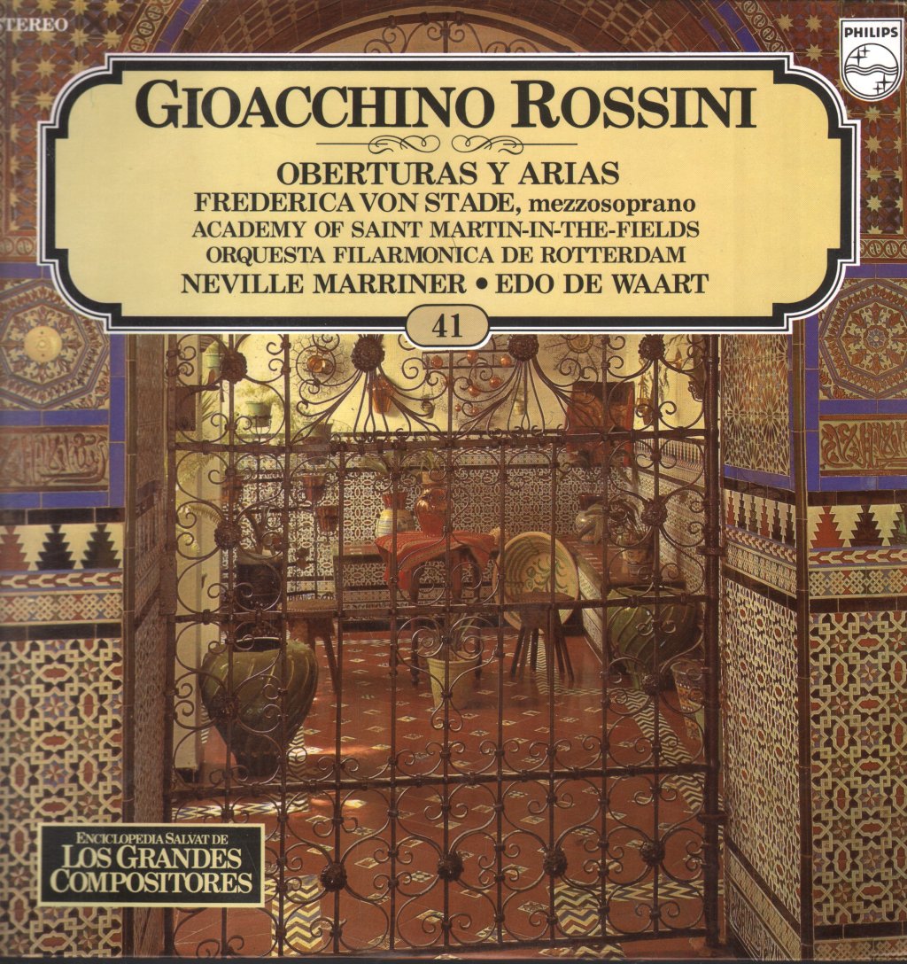 Frederica von Stade / Academy Of St. Martin-in-the-Fields / Neville Marriner - Gioacchino Rossini - Oberturas Y Arias - Lp