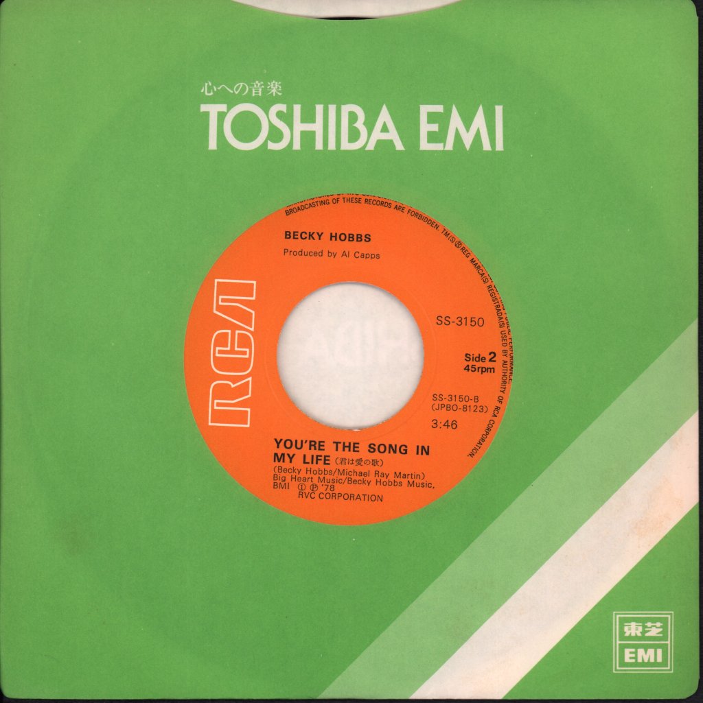 Becky Hobbs - Let's Be Alive - 7 Inch