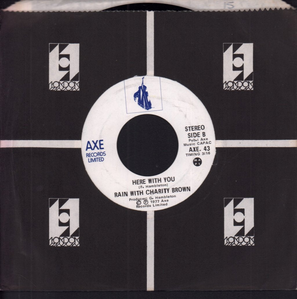 Rain With Charity Brown - Out Of My Mind - 7 Inch