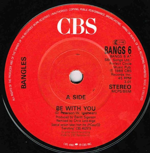 Bangles - Be With You - 7 Inch