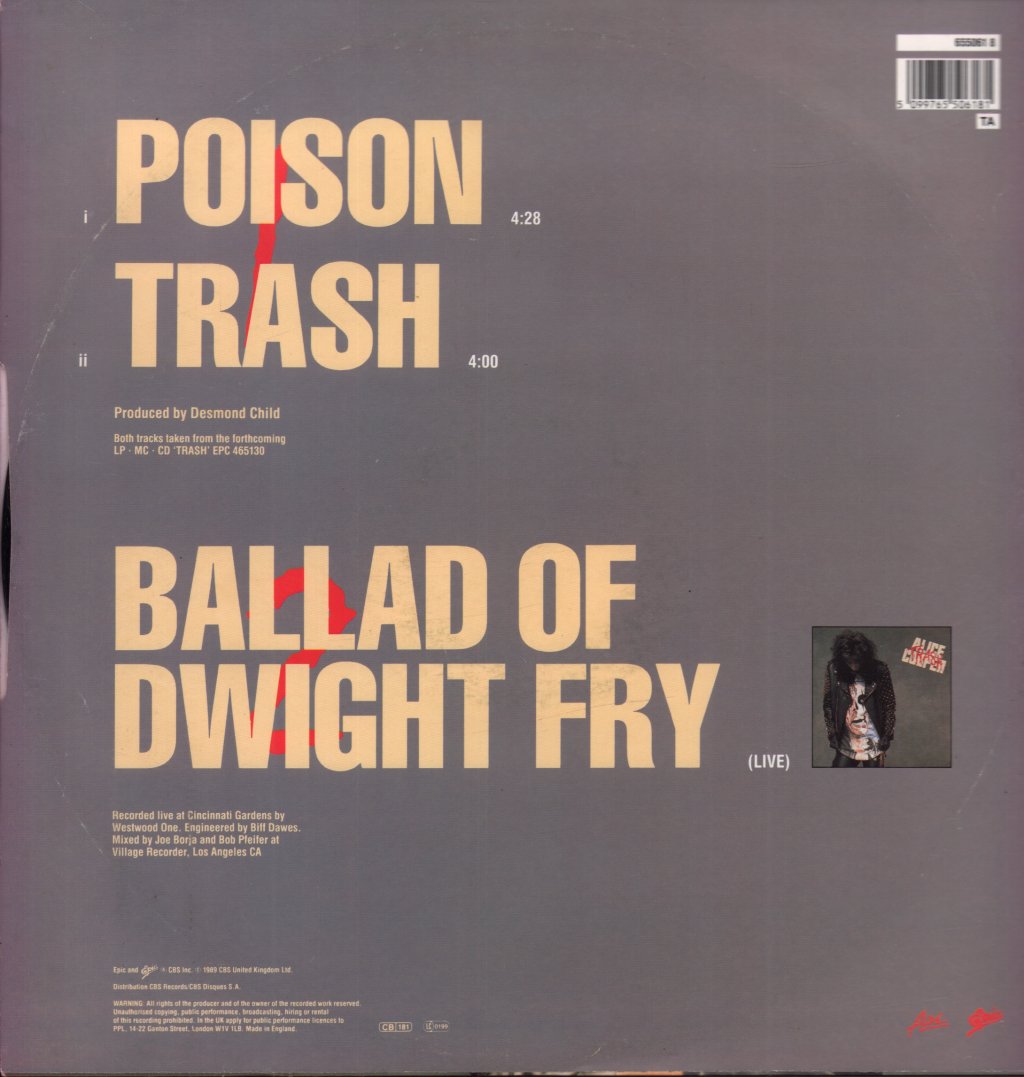 Alice Cooper - Poison - 12 Inch