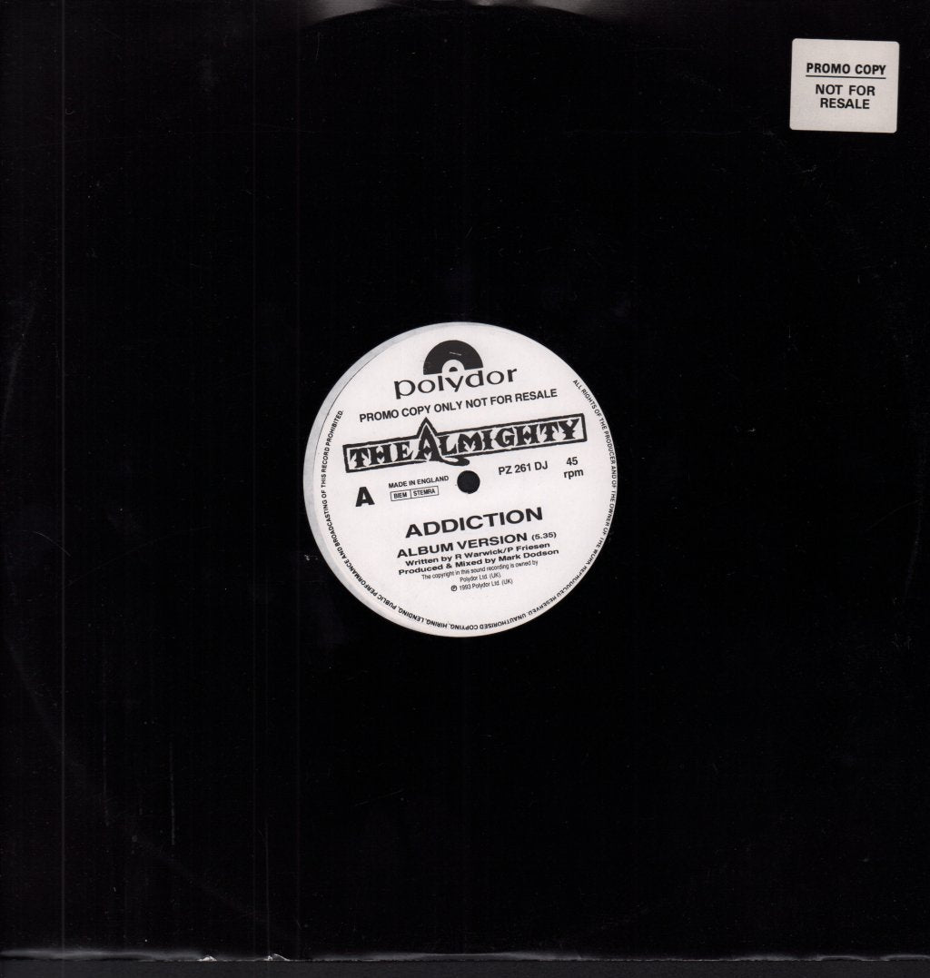 Almighty - Addiction - 12 Inch