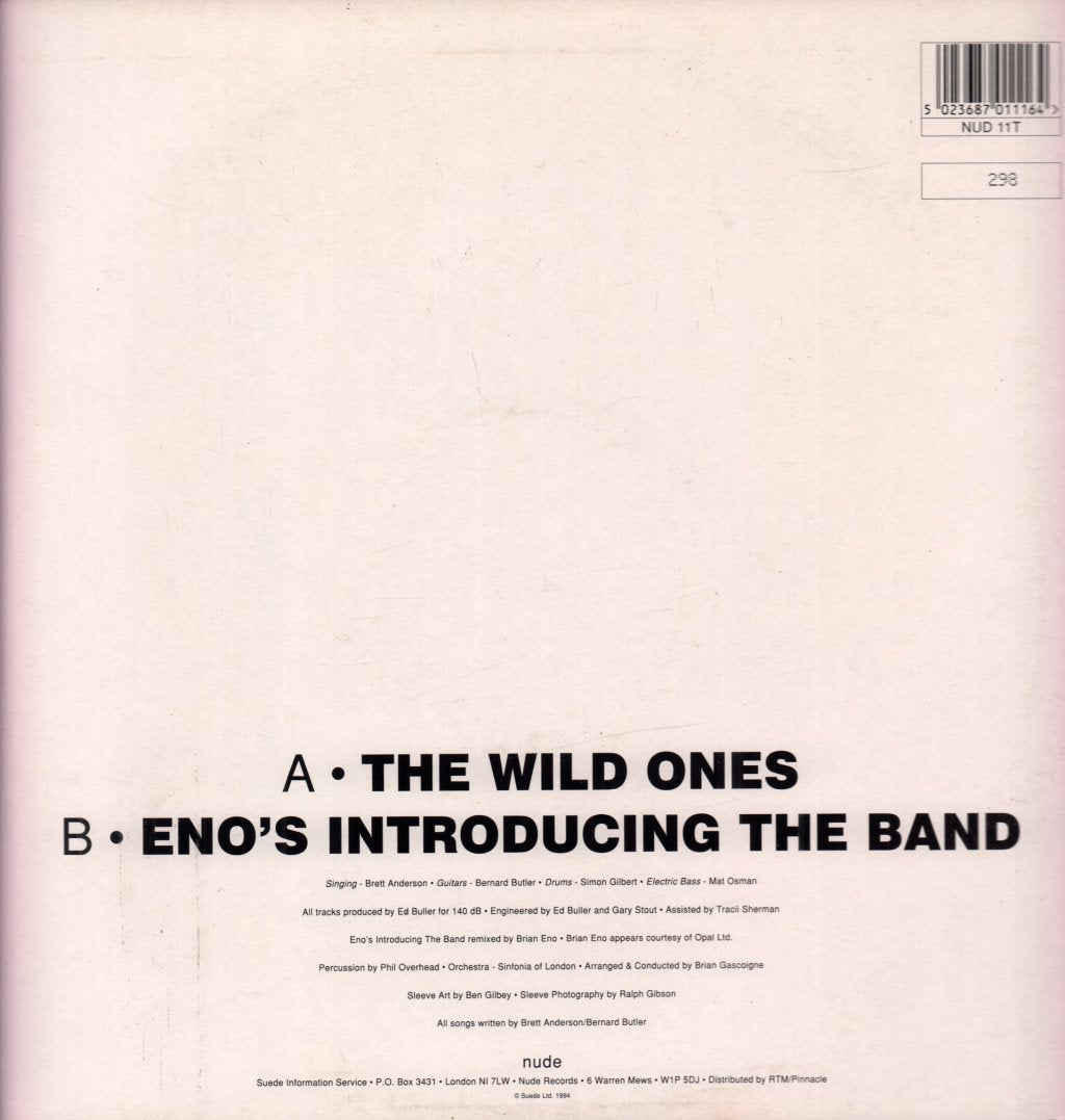Suede - Wild Ones - 12 Inch