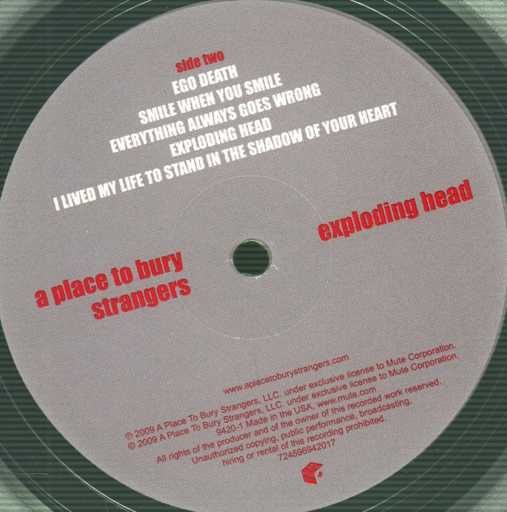A Place To Bury Strangers - Exploding Head - Lp