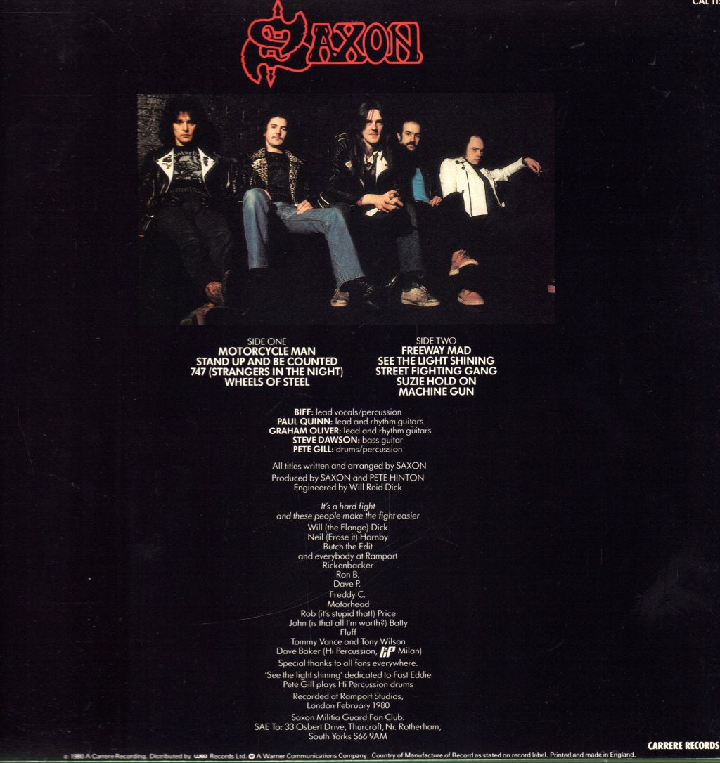 Saxon - Wheels Of Steel - Lp