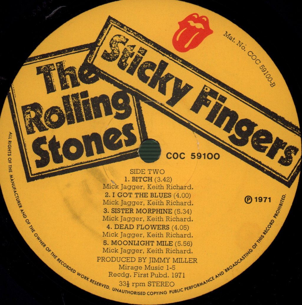 Rolling Stones - Sticky Fingers - Lp