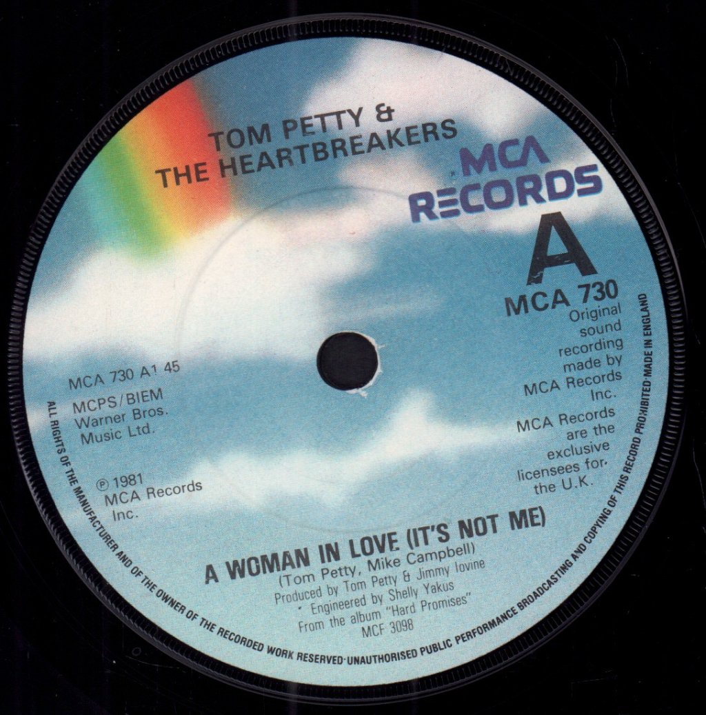 Tom Petty And The Heartbreakers - A Woman In Love - 7 Inch