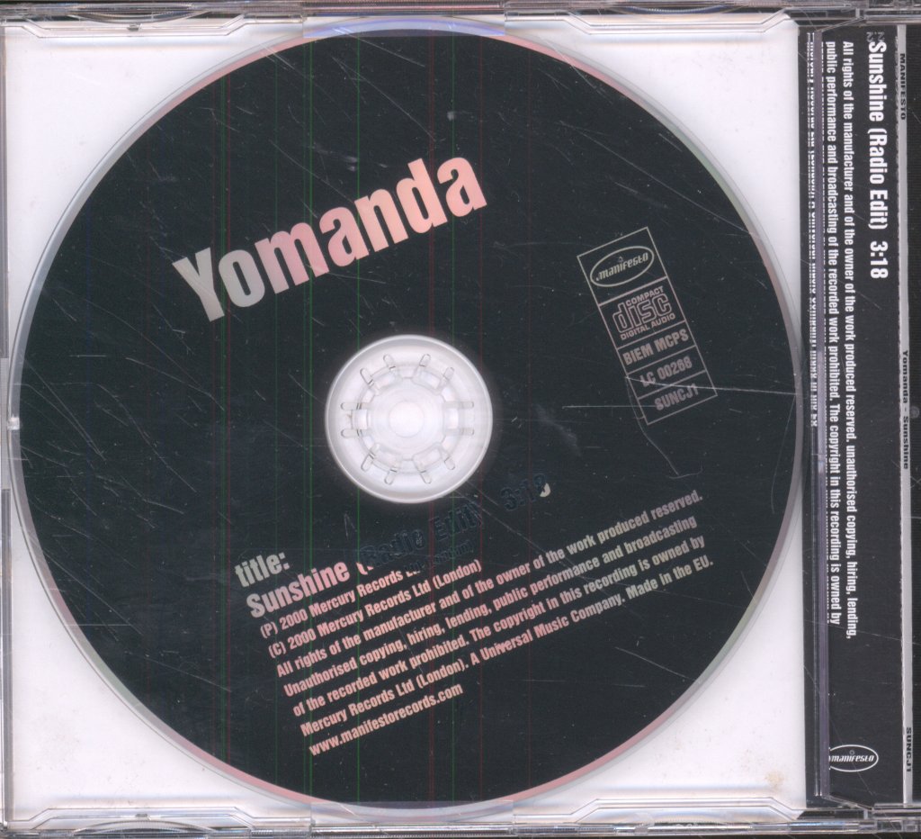 Yomanda - Sunshine - Cd