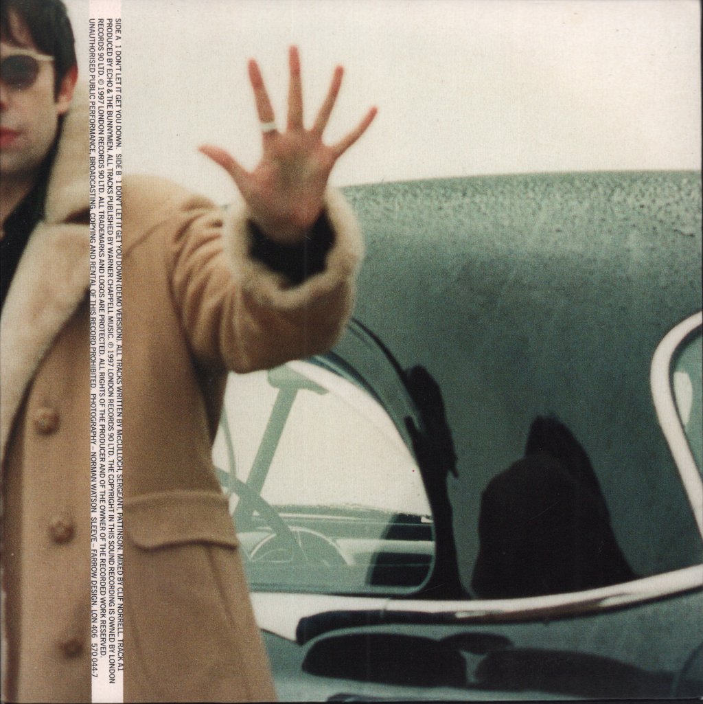 Echo And The Bunnymen - Don't Let It Get You Down - 7 Inch