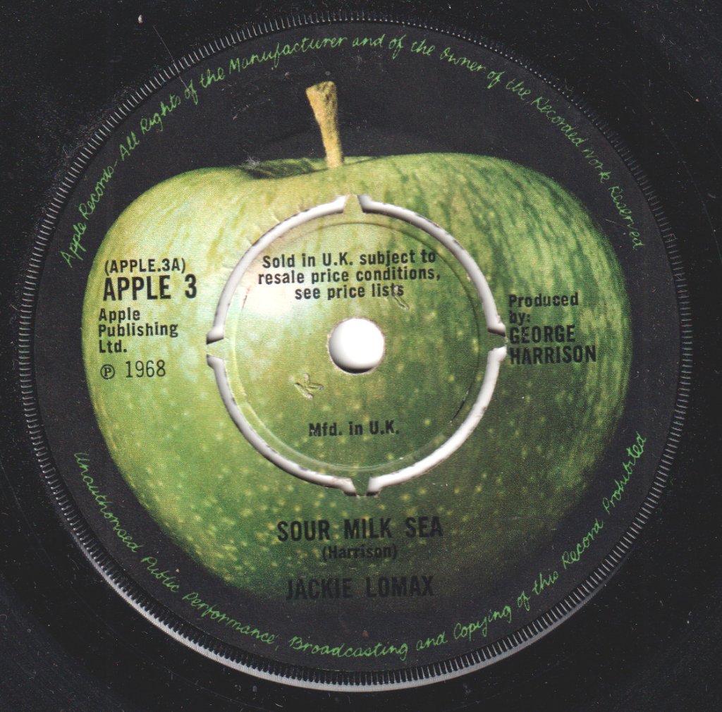 Jackie Lomax - Sour Milk Sea - 7 Inch