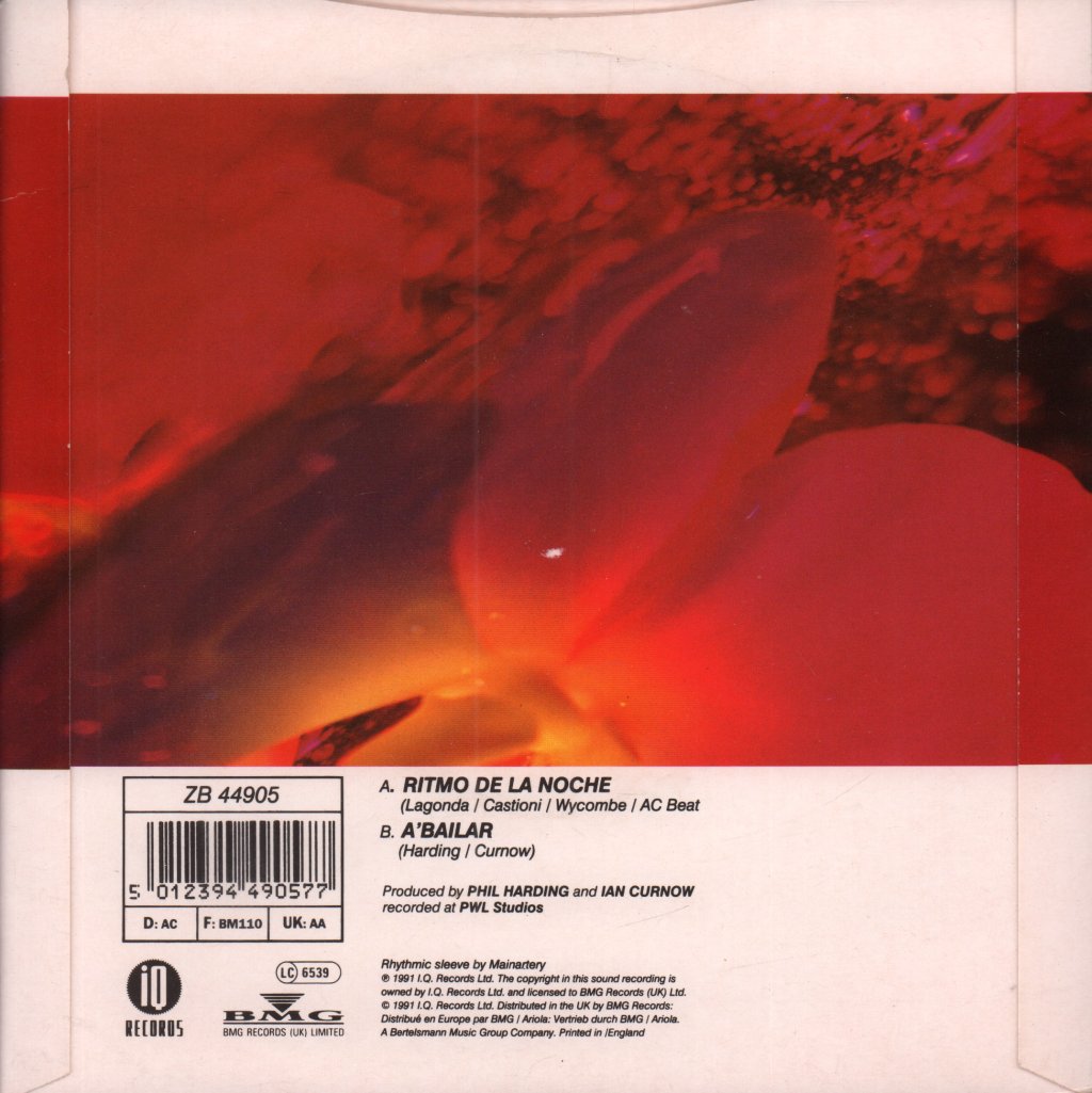 Baby O - Ritmo De La Noche - 7 Inch