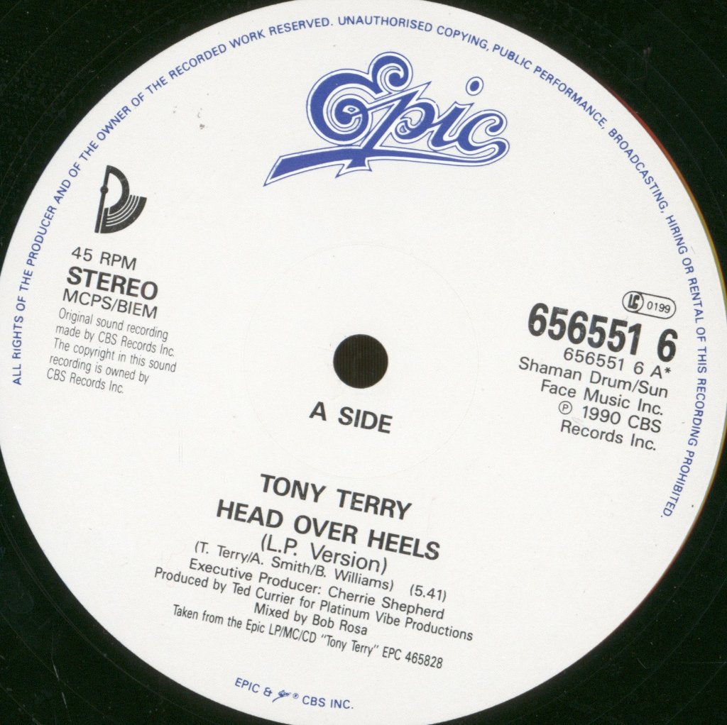 Tony Terry - Head Over Heels - 12 Inch