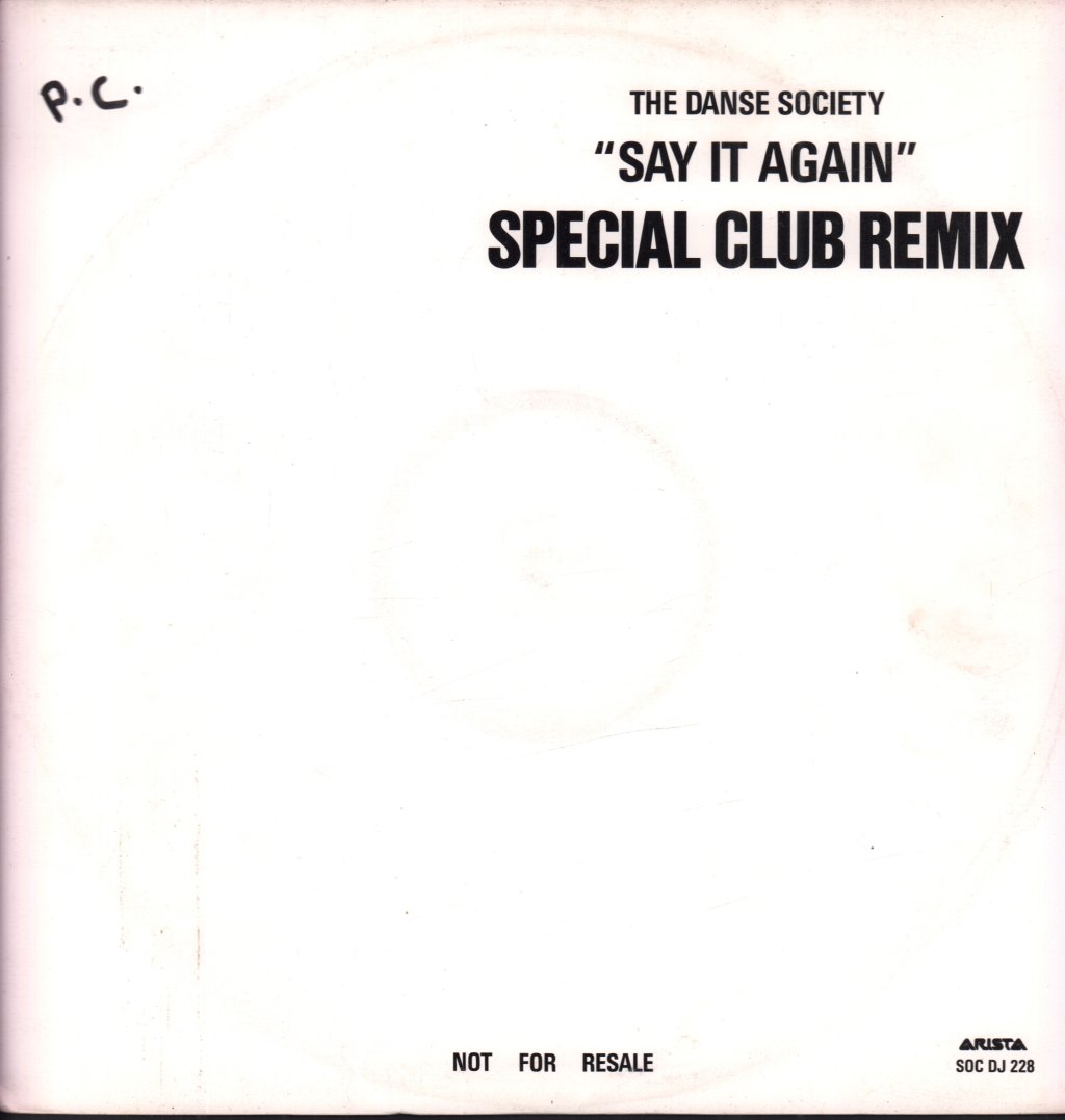 Danse Society - Say It Again - 12 Inch