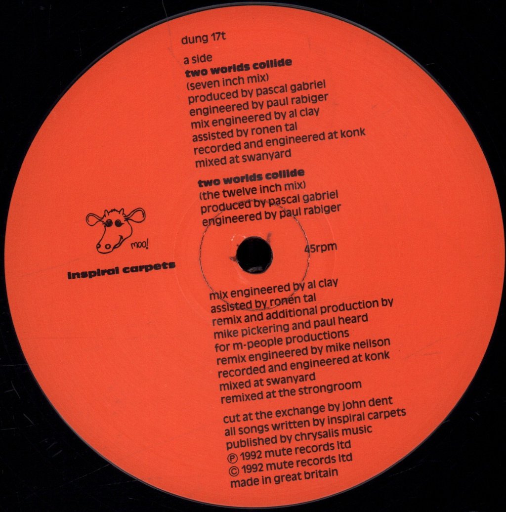 Inspiral Carpets - Two Worlds Collide - 12 Inch