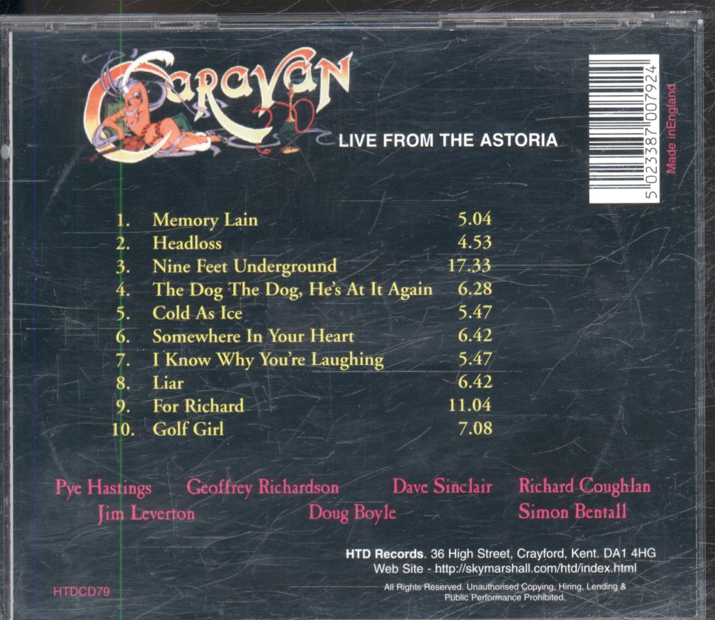 Caravan - Live From The Astoria - Canterbury Comes To London - Cd