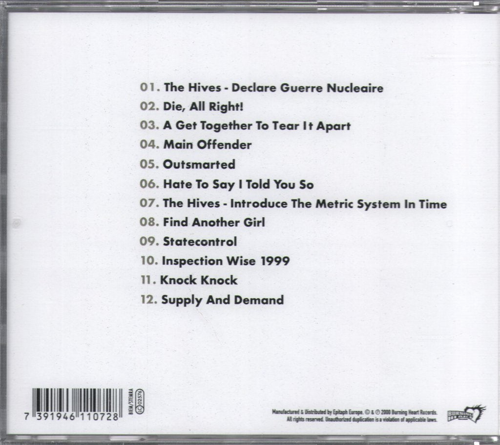 Hives - Veni Vidi Vicious - Cd