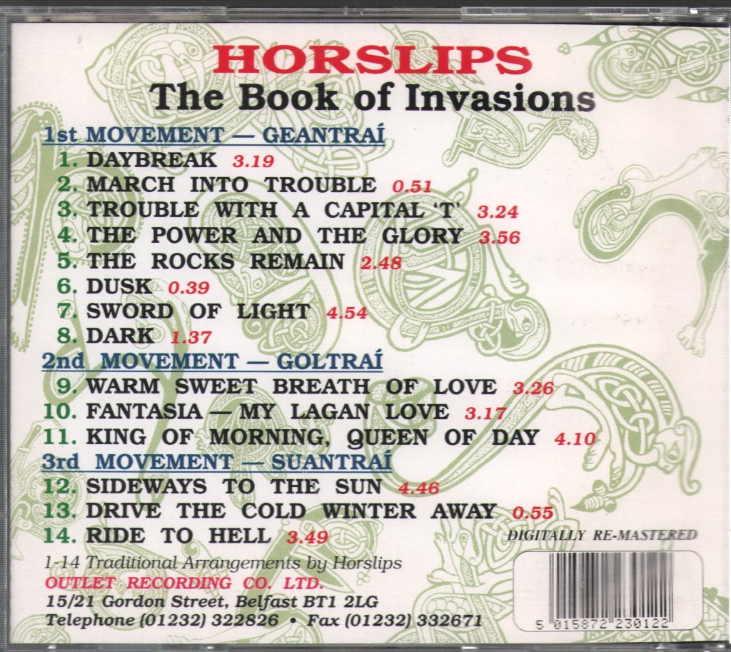 Horslips - Book Of Invasions (A Celtic Symphony) - Cd